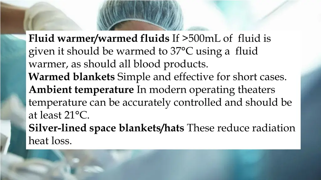 fluid warmer warmed fluids if 500ml of fluid