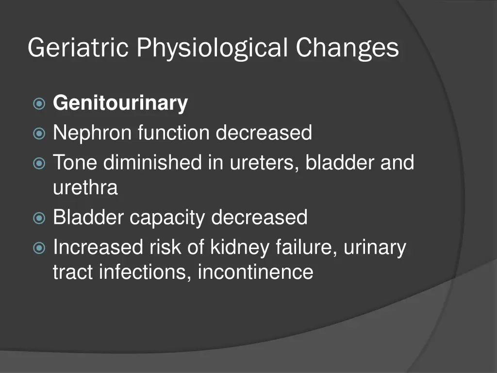 geriatric physiological changes 5