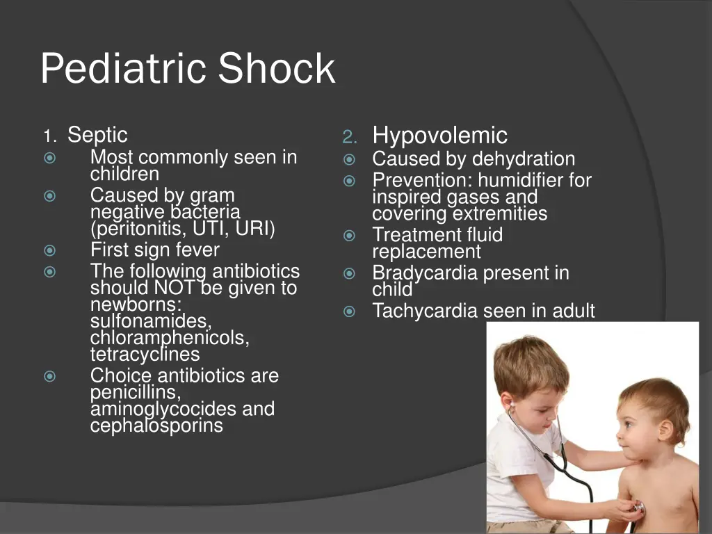 pediatric shock