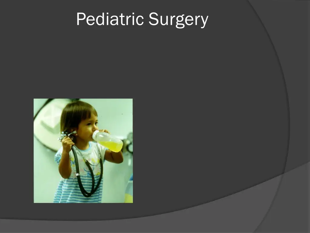 pediatric surgery