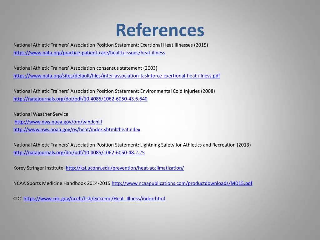 references