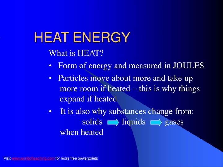 heat energy what is heat form of energy