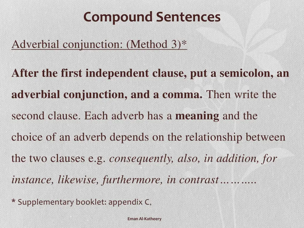 compound sentences 4