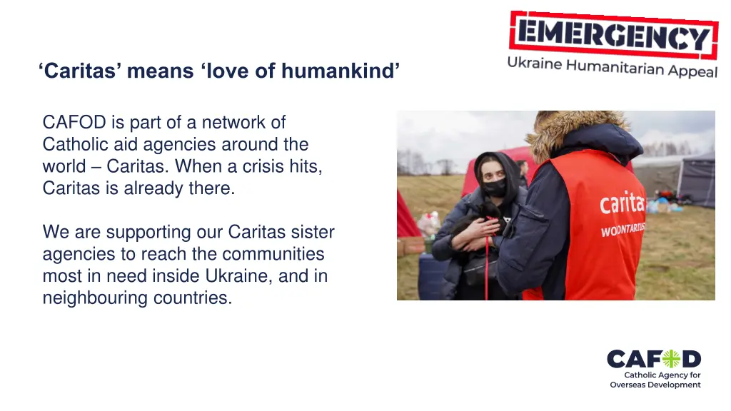 caritas means love of humankind