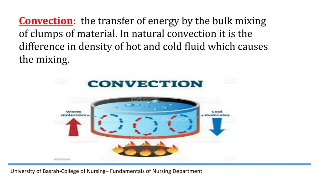 convection the transfer of energy by the bulk