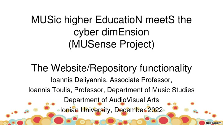 music higher education meets the cyber dimension