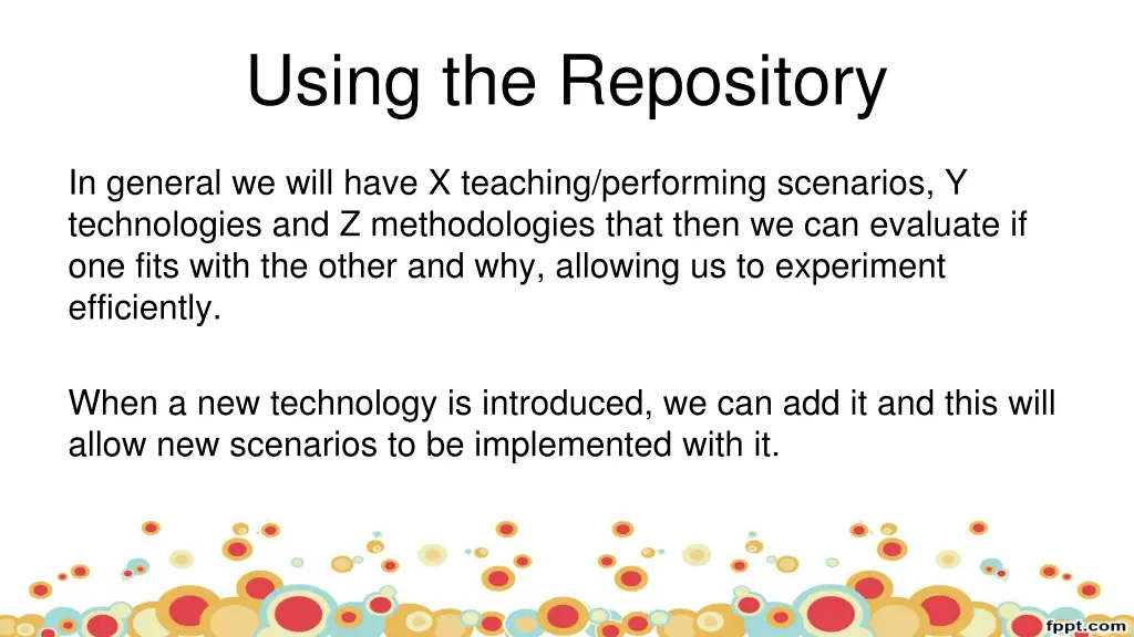 using the repository 1