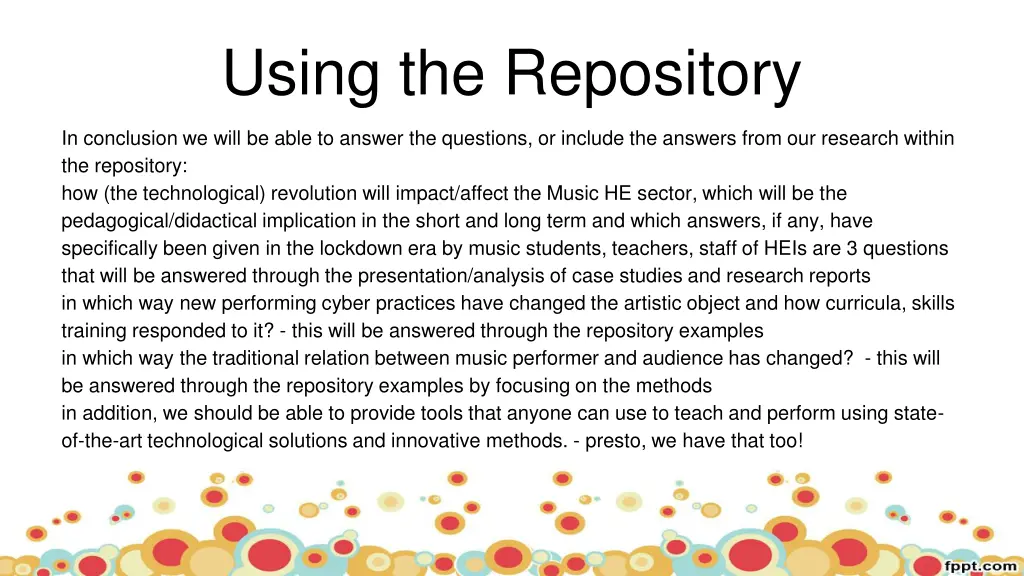 using the repository 2