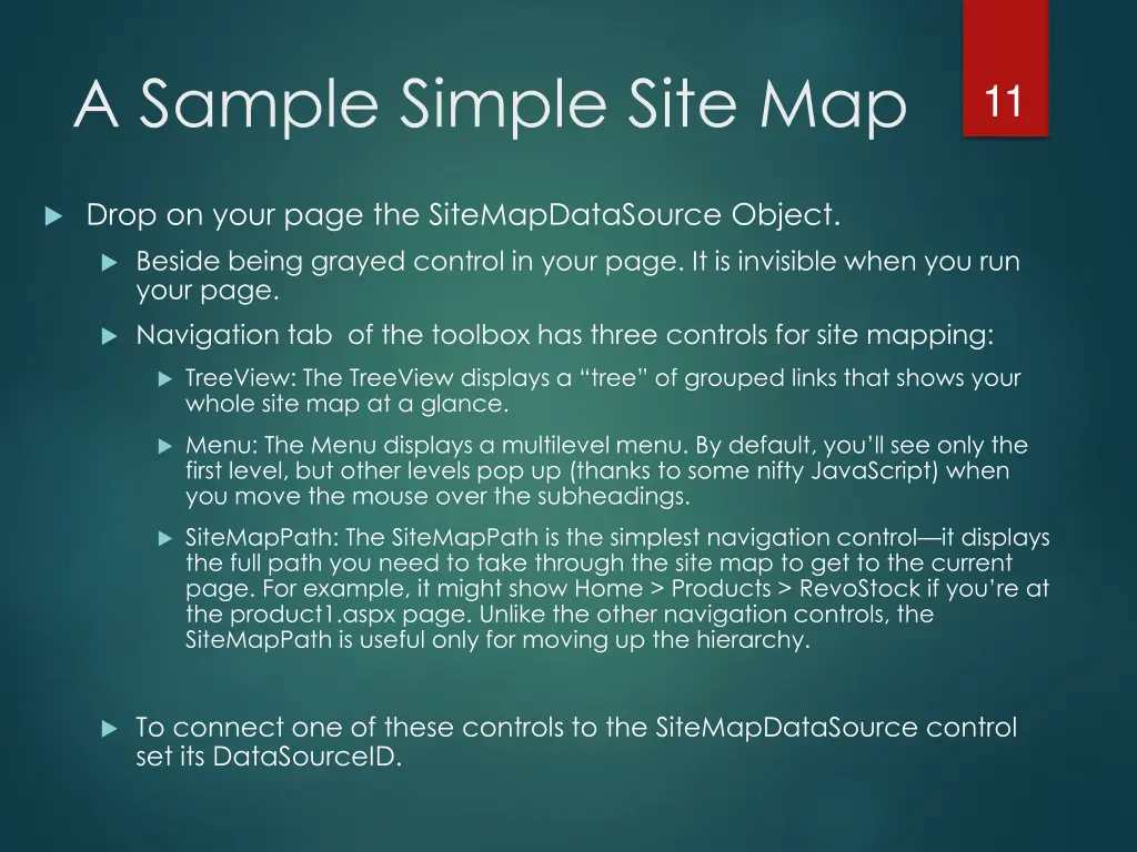 a sample simple site map 1