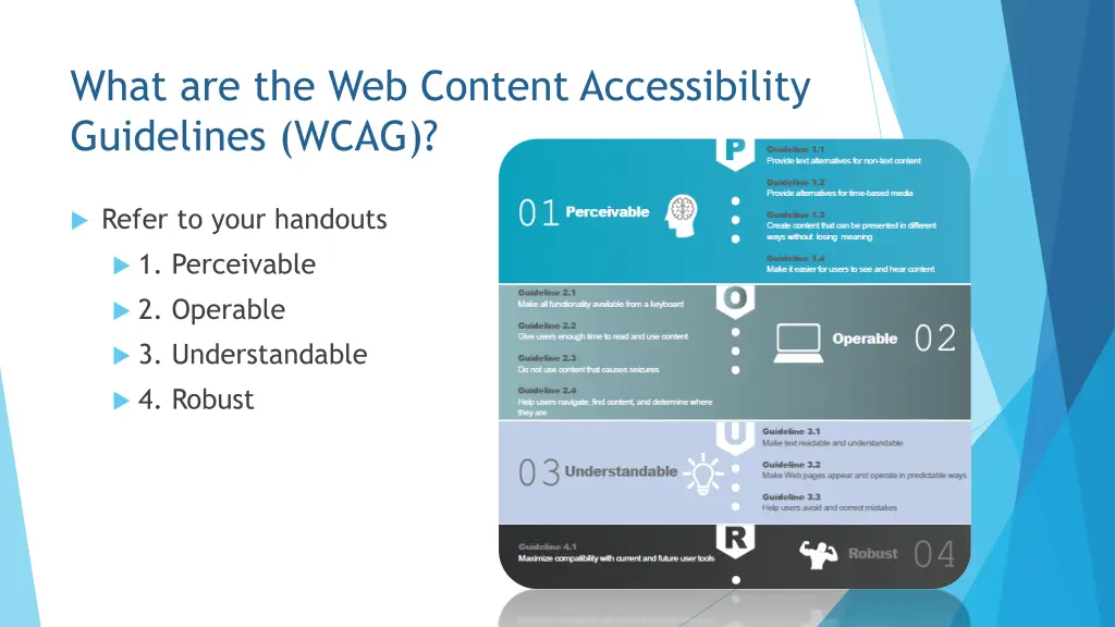 what are the web content accessibility guidelines