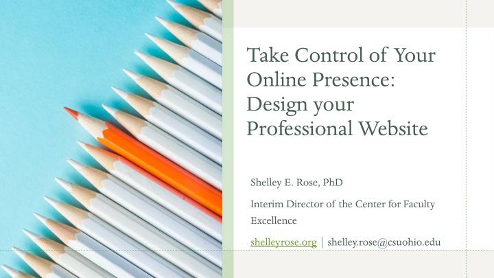 take control of your online presence design your