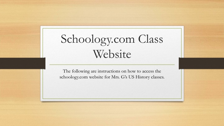 schoology com class website