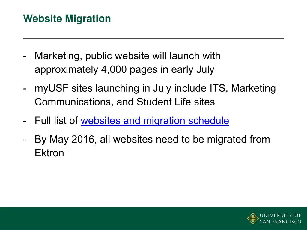 website migration