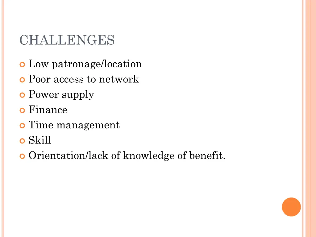 challenges