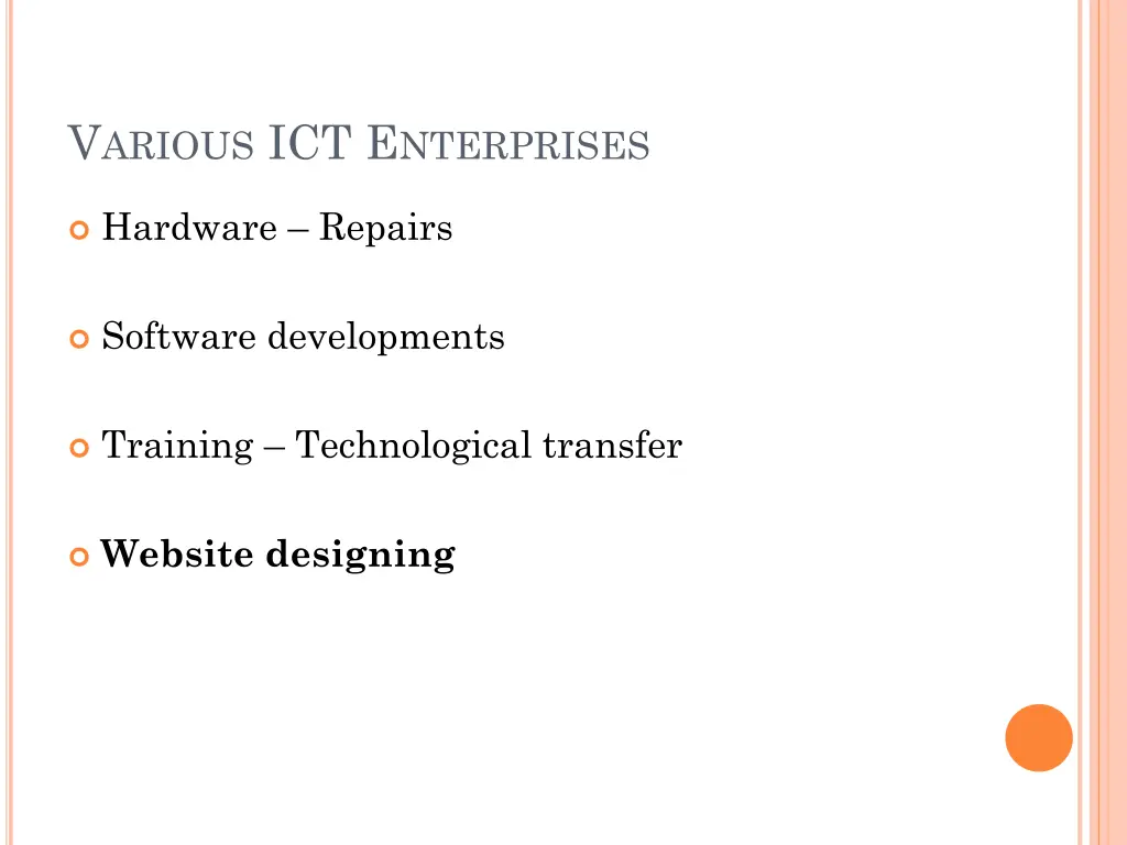 v arious ict e nterprises