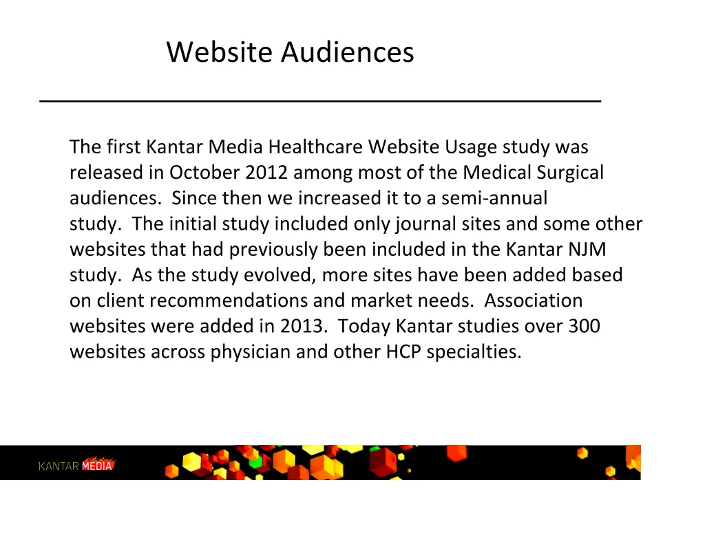 website audiences