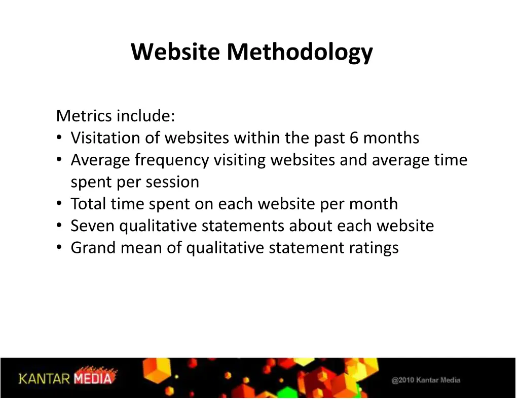 website methodology 2