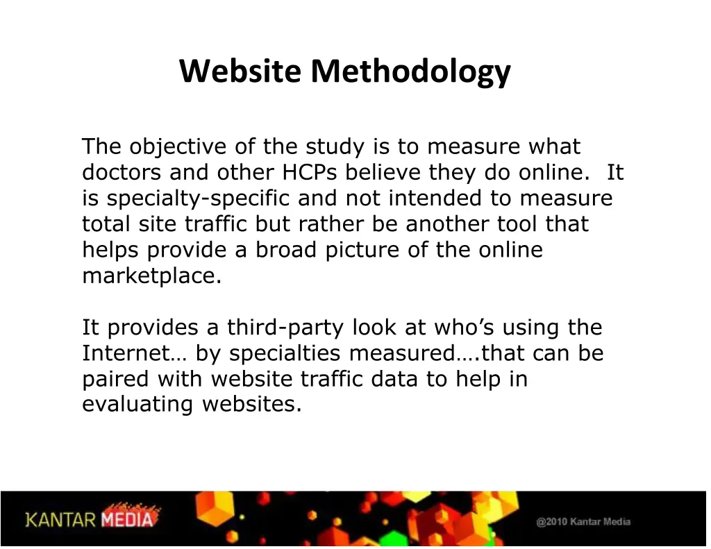 website methodology