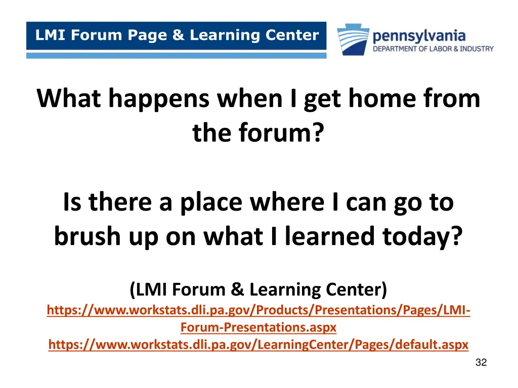 lmi forum page learning center