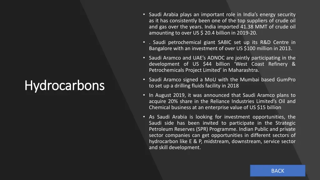 saudi arabia plays an important role in india