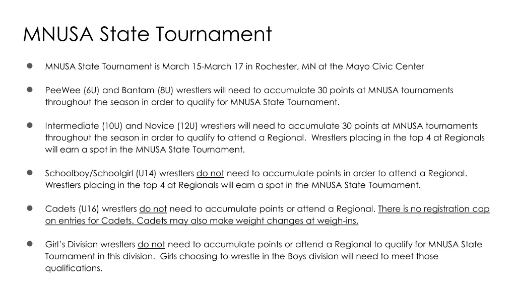 mnusa state tournament