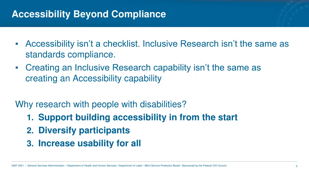 accessibility beyond compliance