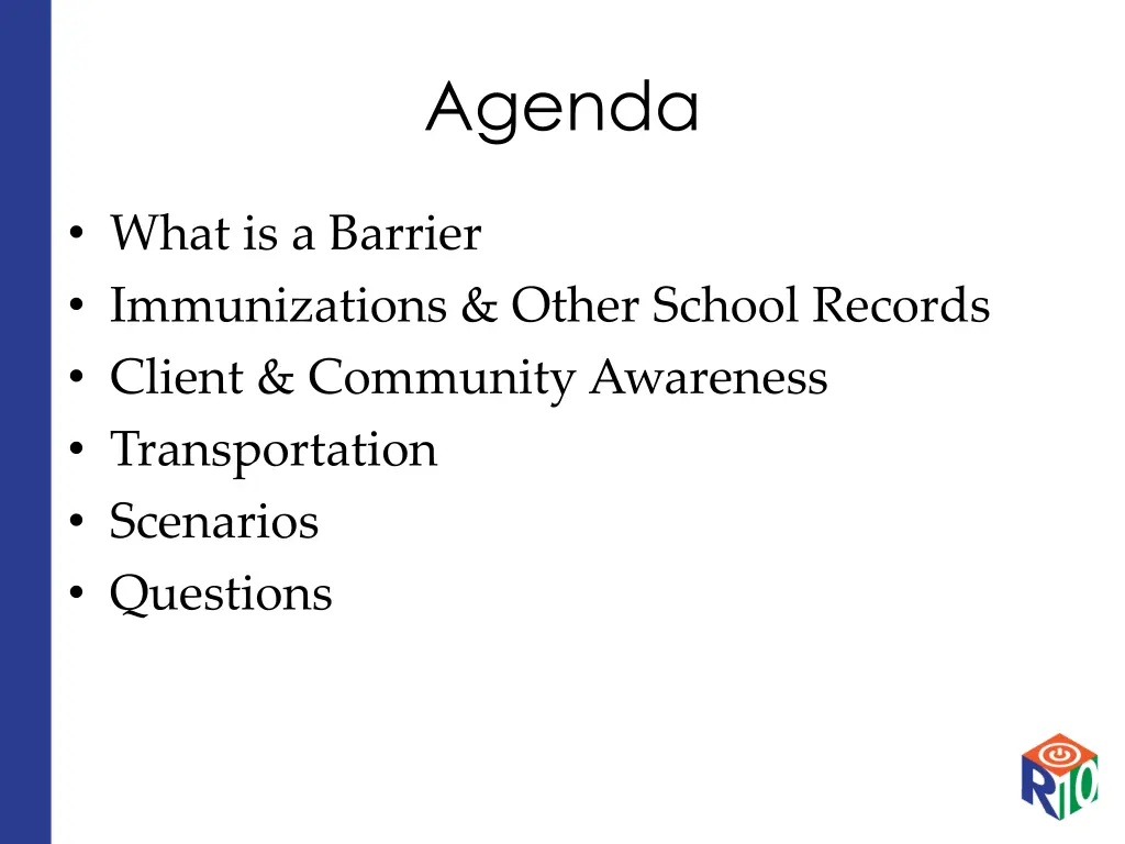 agenda