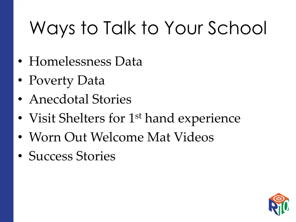 ways to talk to your school