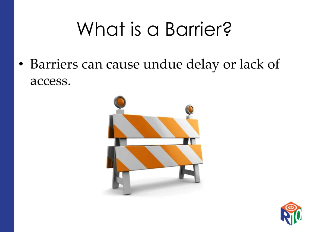 what is a barrier 1