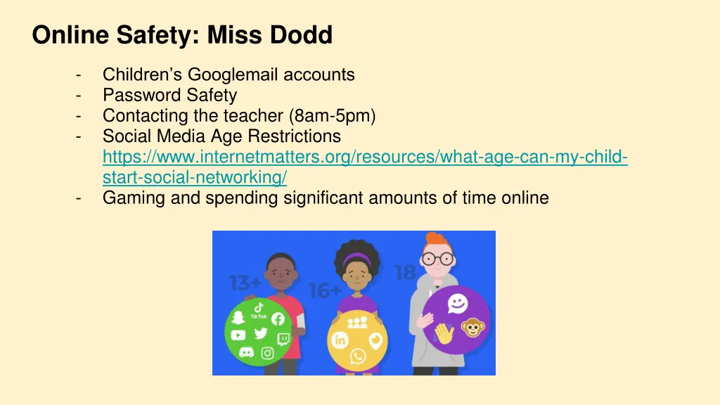 online safety miss dodd