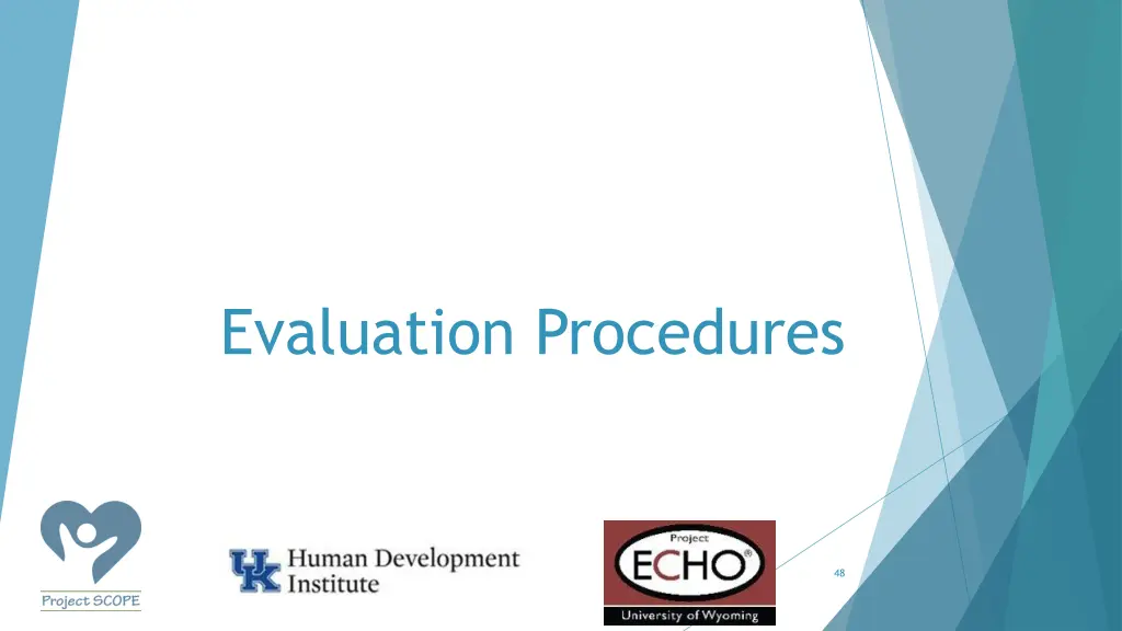 evaluation procedures