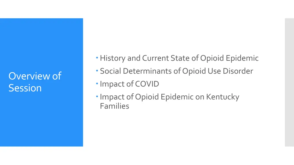 history and current state of opioid epidemic