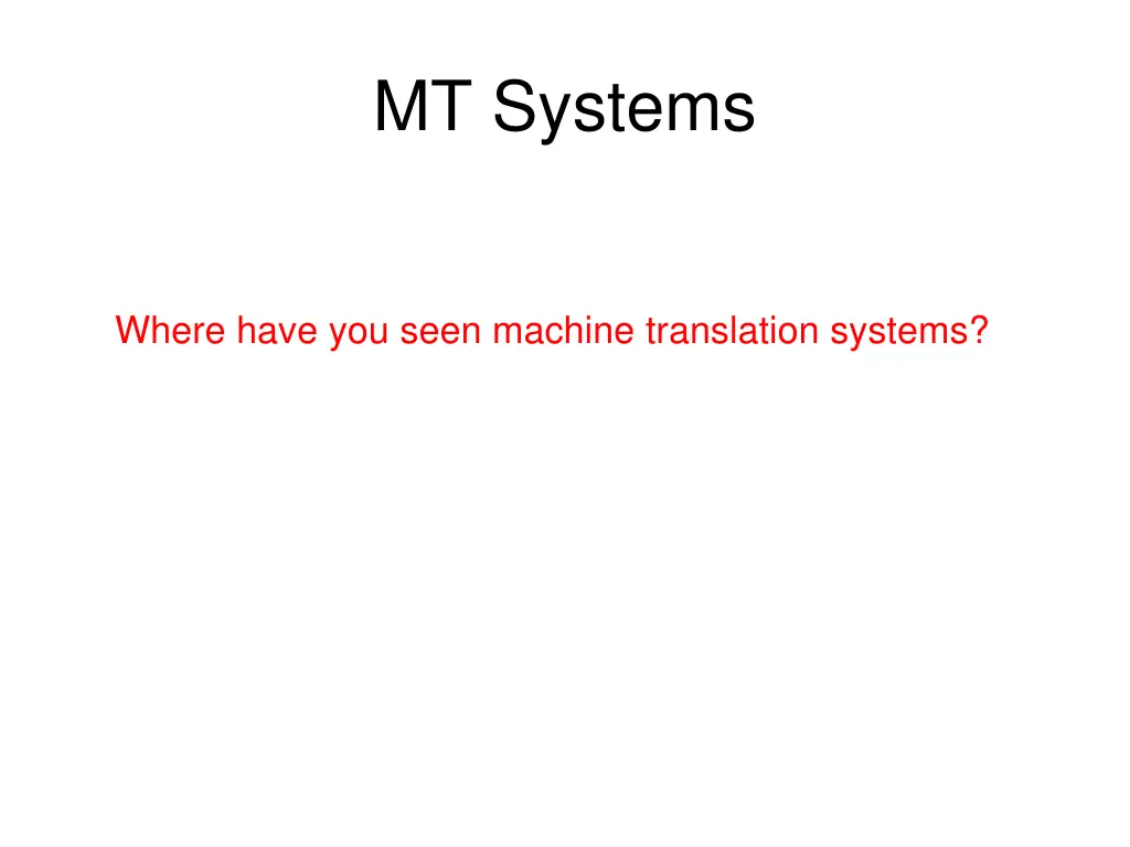 mt systems