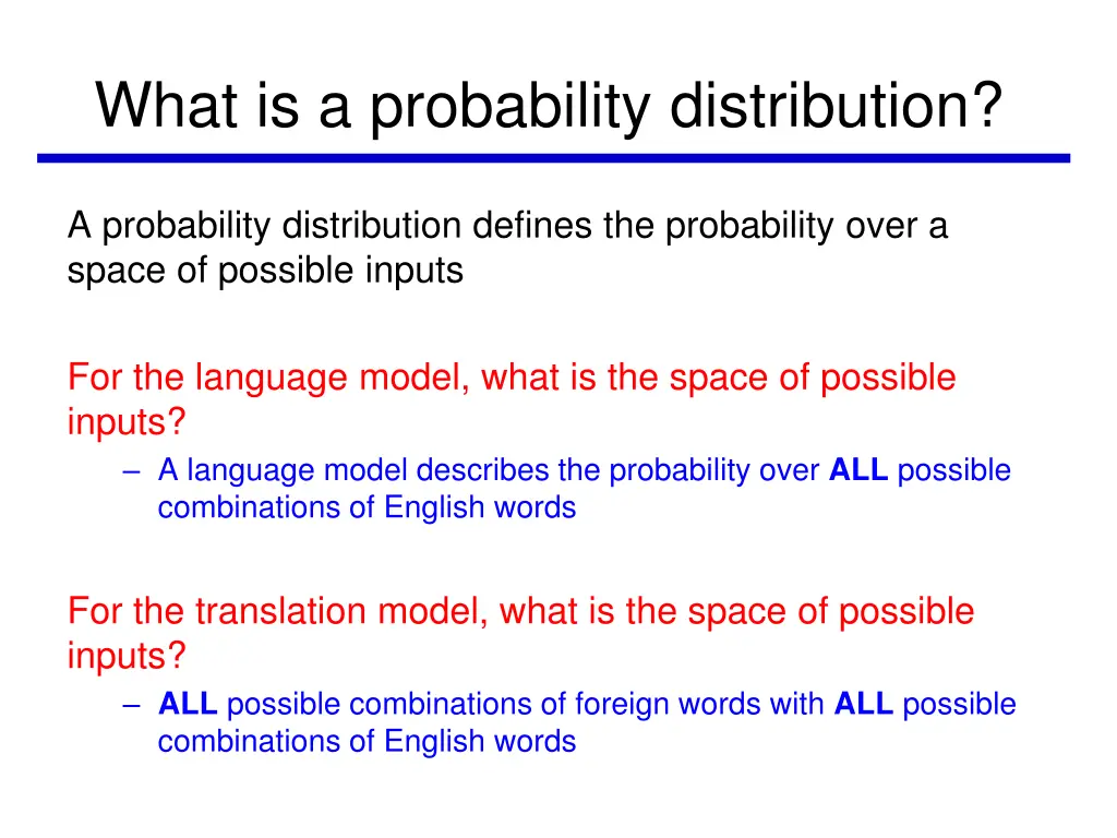 what is a probability distribution