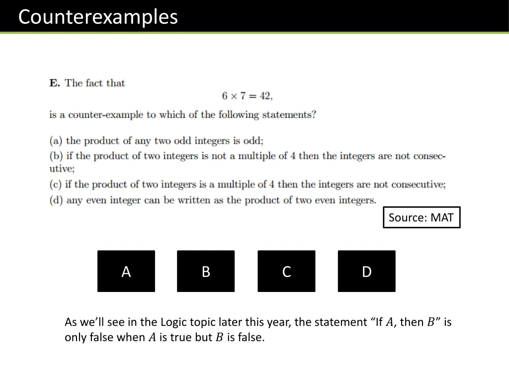 counterexamples