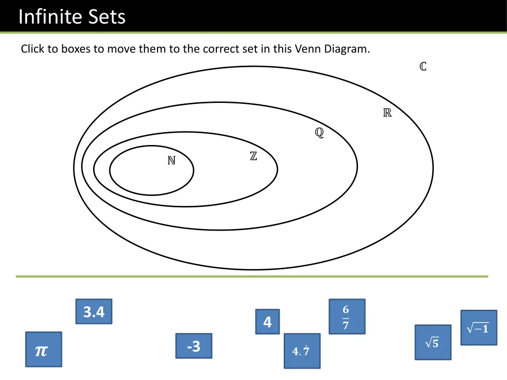 infinite sets 1