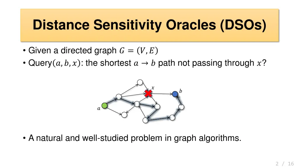 distance sensitivity oracles dsos