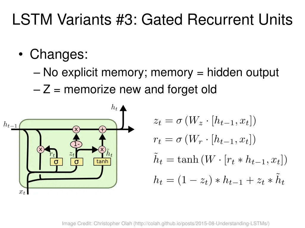 lstm variants 3 gated recurrent units