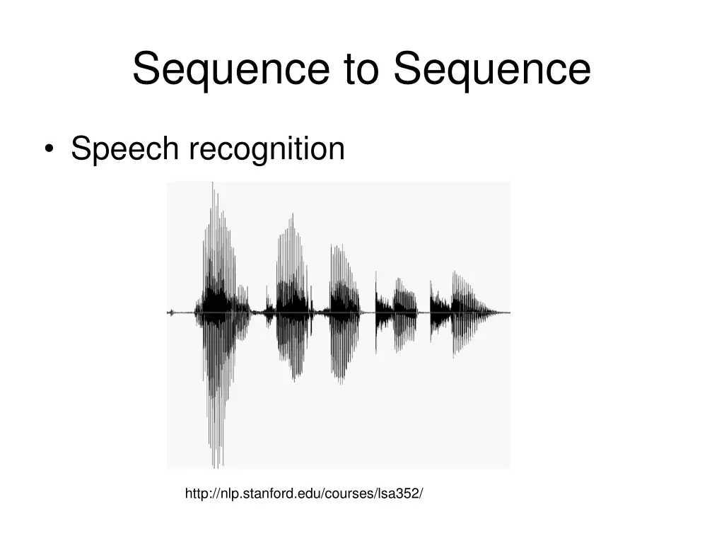 sequence to sequence