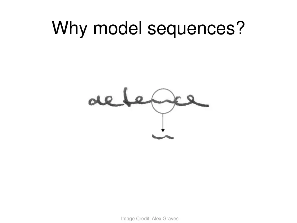 why model sequences 1