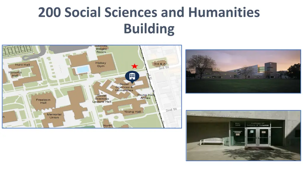 200 social sciences and humanities building