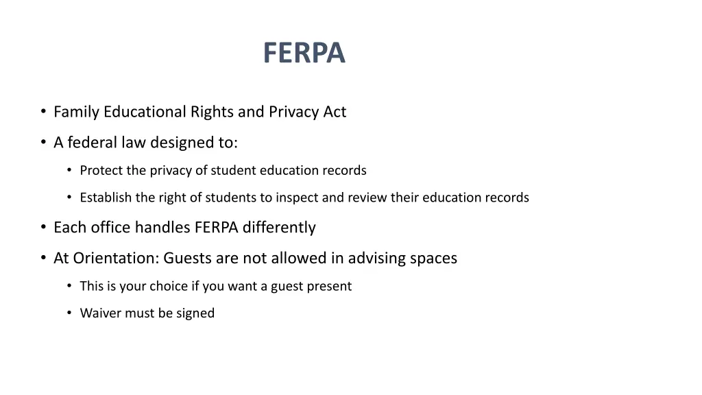 ferpa