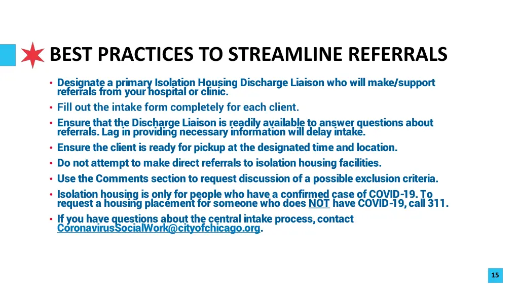 best practices to streamline referrals