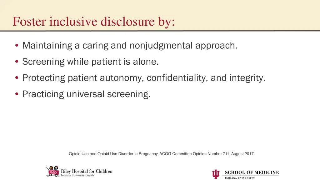 foster inclusive disclosure by