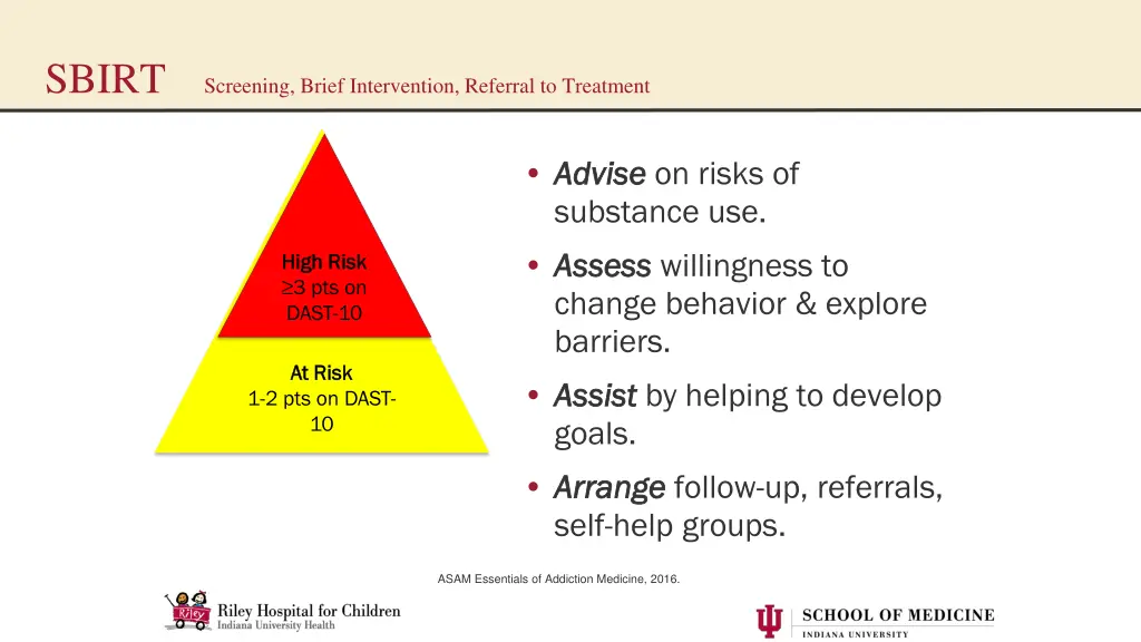 sbirt screening brief intervention referral