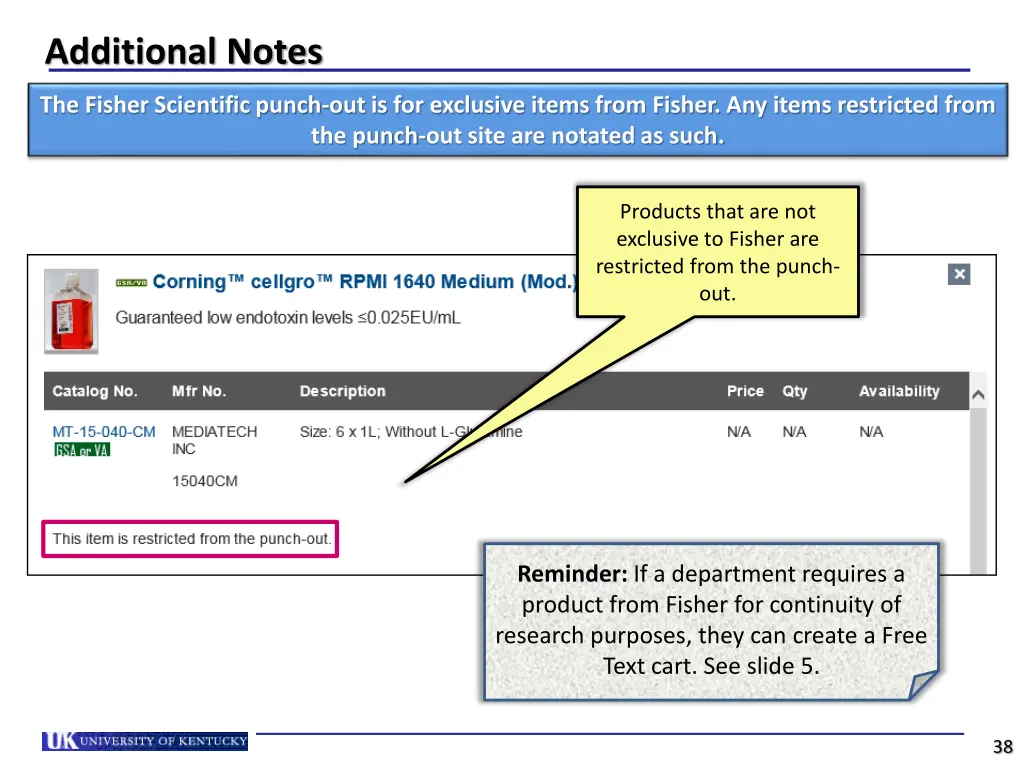 additional notes