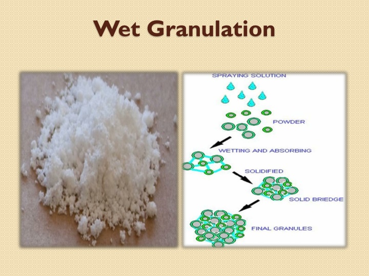 wet granulation