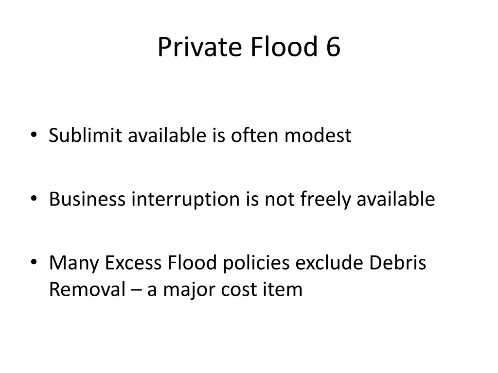 private flood 6