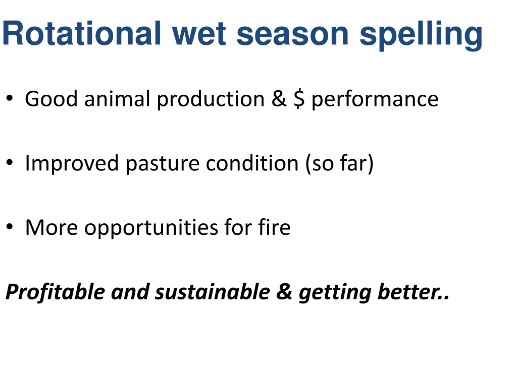 rotational wet season spelling rotational