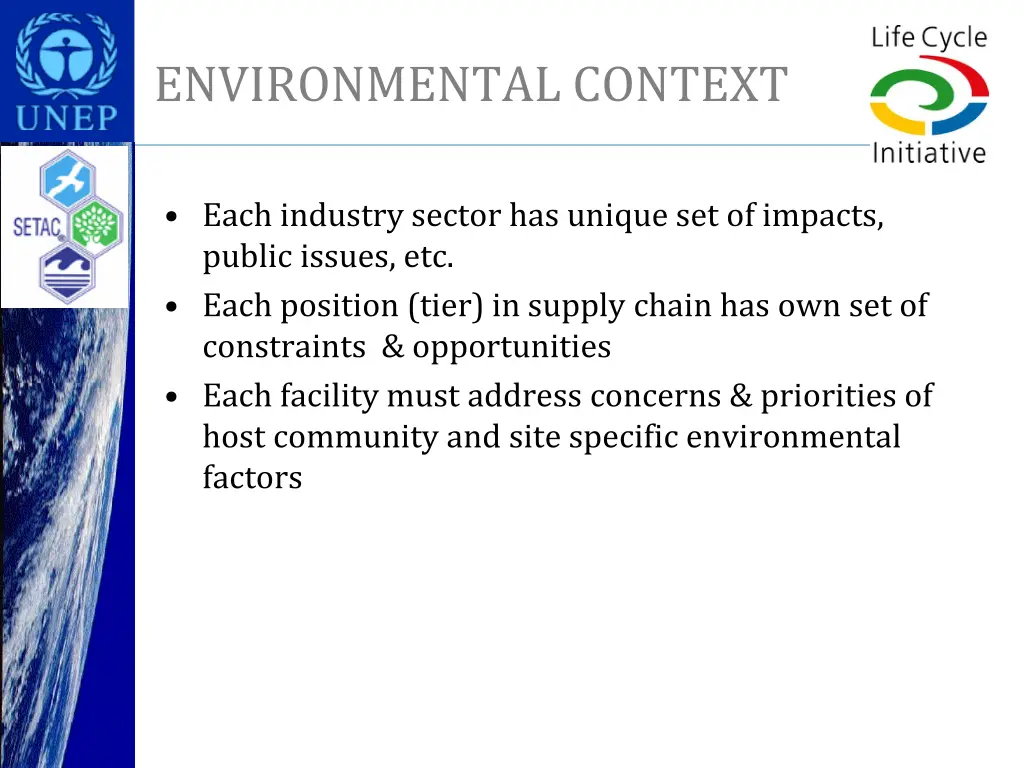 environmental context